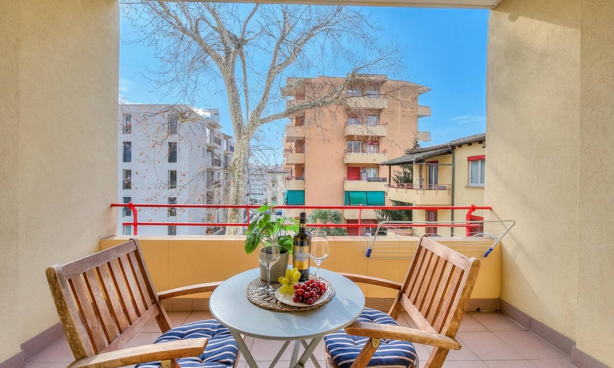 Lugano Apartment | Central Love Apartment with Terrace and Parking, Lugano, Switzerland