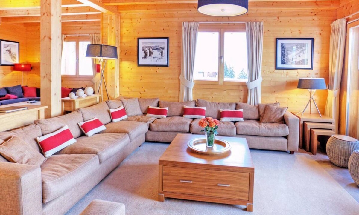 Vex Ski Chalet | Chalet, sauna, terrace, balcony, fireplace or stove, tv, ski locker, 250m², Thyon