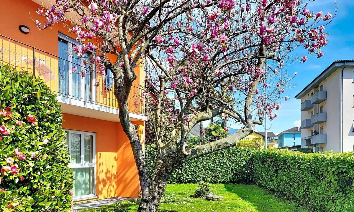 Riazzino Apartment | Cosy apartment for 4 people with WIFI, A/C, TV, patio and panoramic view
