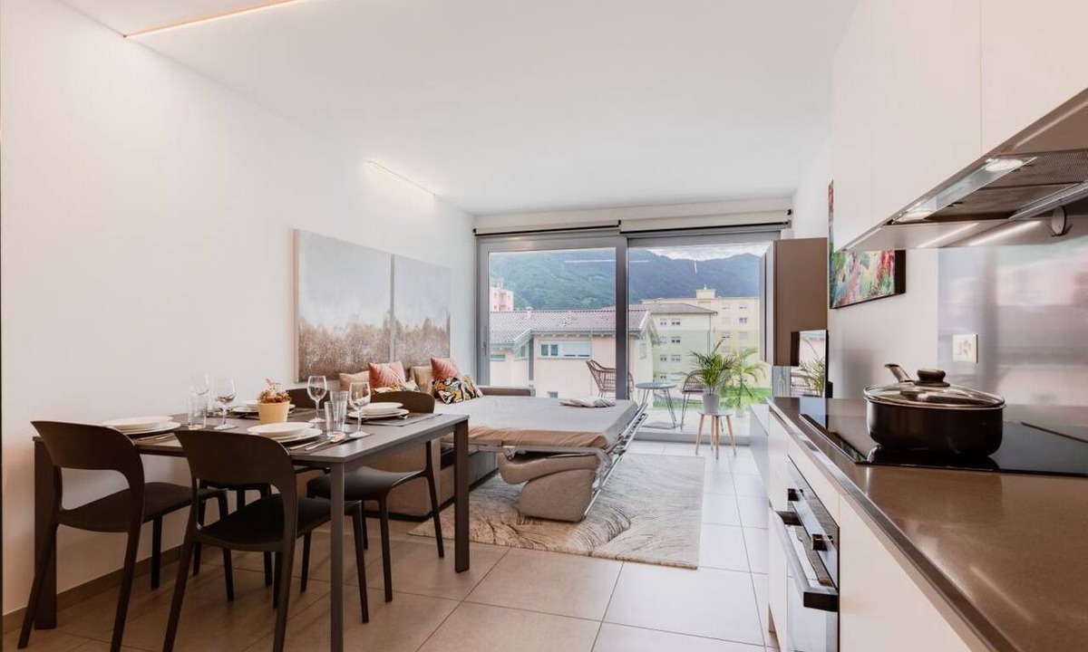 Bellinzona Apartment | Easylife Swiss - [Spectacular and Modern] 5* for 3 guests - Oro