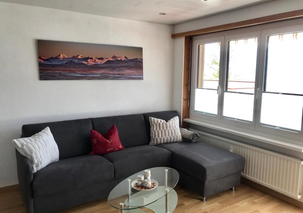 Albinen Apartment | Gemütliche sonnige Wohnung Bergpanoramasicht
