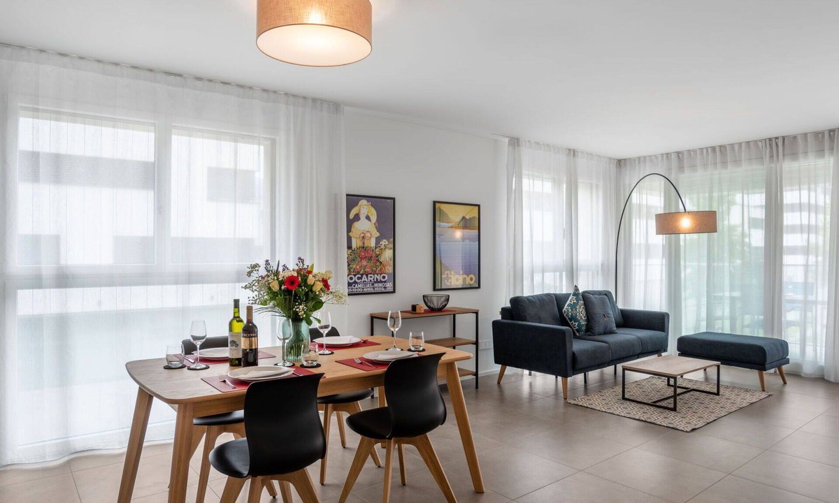 Locarno Apartment | Lovely apartment for 4 guests with WIFI, TV, balcony and pets allowed