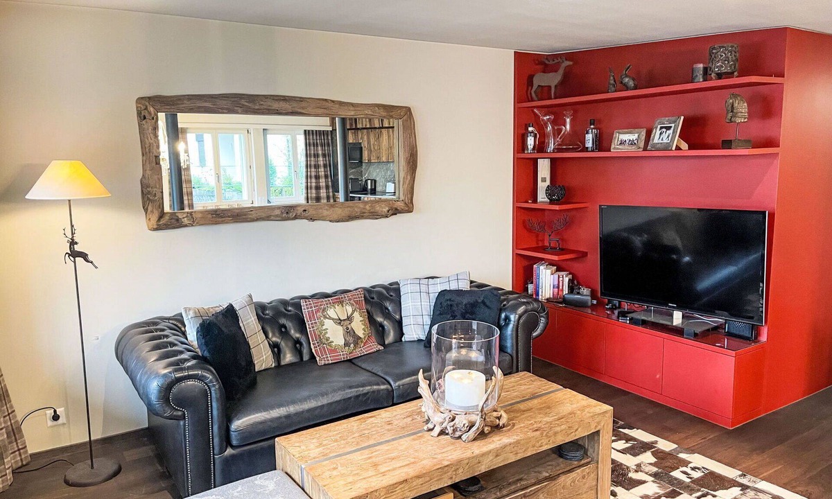 Laax Apartment | Nice apartment for 4 people with WIFI, TV, balcony and panoramic view