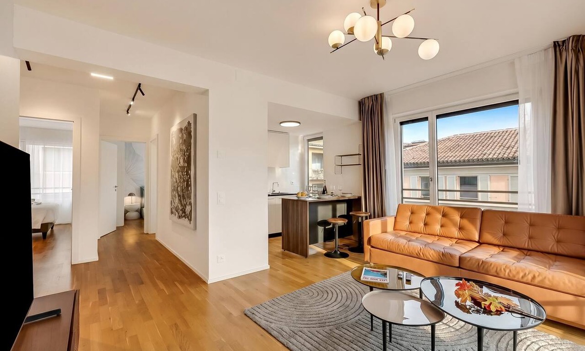 Lugano City-Centre Apartment | Novos Contrada 5 202 with Terrace for 4, Lugano, Switzerland