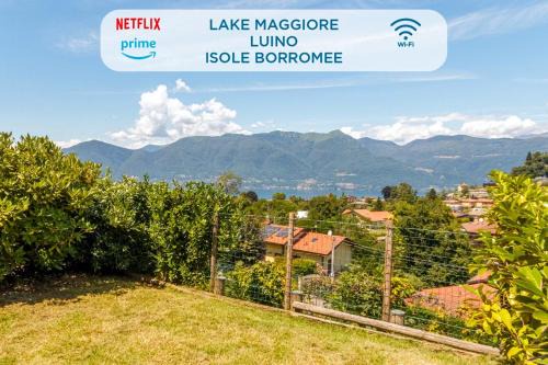 Brezzo di Bedero Apartment | "Panorama sul Lago" Lake Maggiore, Free Wifi Netflix and Tennis