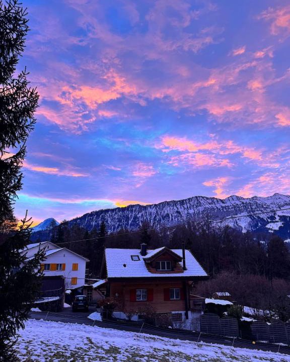 Sundlauenen Apartment | Romantic Alpine Farmhouse with Superview of Lake Near Interlaken