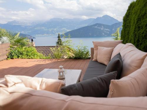 Weggis Apartment | Ruhe-Oase mit traumhafter Sicht auf den Vierwaldstättersee
