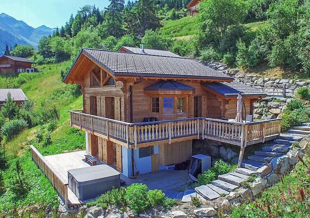 Riddes House | Vacation home Chalet Chocolat in La Tzoumaz - 10 persons, 5 bedrooms