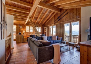 Chalet Bellevue - Jacuzzi - Views - La Tzoumaz, 4 Vallees
