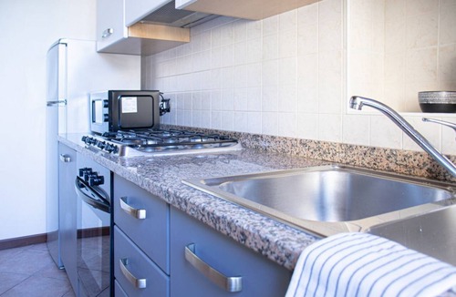 Valeggio sul Mincio Apartment | A comfortable and bright 39 square meters apartment, perfect for three people, located on the first floor of a completely renovated 17th-century historic building (NO elevator).The property is located in Valeggio sul Mincio and enjoys an excellent locati