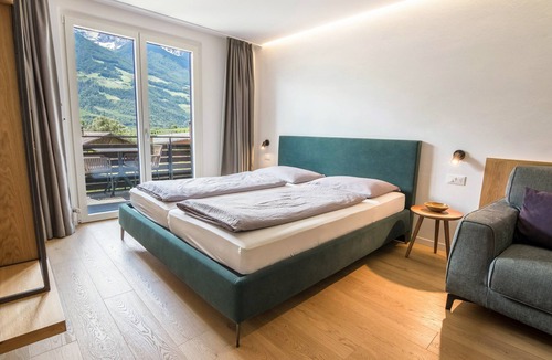 Silandro Apartment | Apartment 'Kortscherhof Apt Typ 6-4' with Mountain View, Shared Garden and Wi-Fi