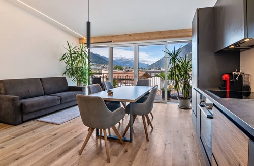 Naturno Apartment | Apartment 'Penthouse - Venosta' with Mountain View, Balcony and Wi-Fi