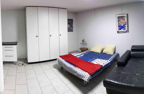 Muttenz Apartment | Basel - 5 mins away - Modern Basement Studio with Kitchen 35m2 in Muttenz