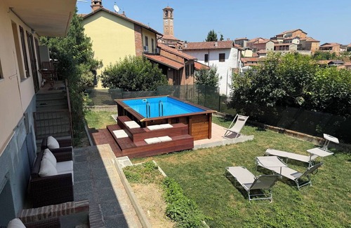 Castagnole Monferrato Apartment | Beautiful apartment for 4 guests with A/C, pool, WIFI, TV and terrace