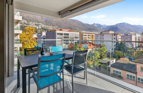 Locarno Apartment | Beautiful apartment for 4 guests with WIFI, TV, balcony and pets allowed