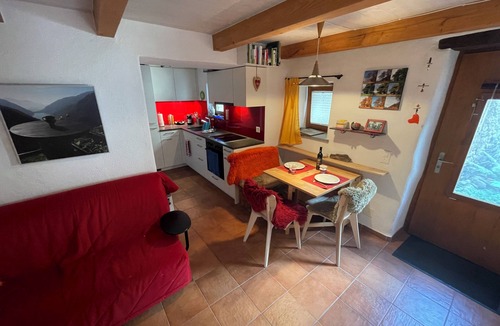 Tenero-Contra Cabin | Beautiful Rustico entrance Verzasca valley for 2 p. Quiet, central - no pets