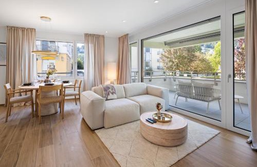 St. Gallen Apartment | BLIV Design-Apartment mit Parkplatz, nahe Zentrum