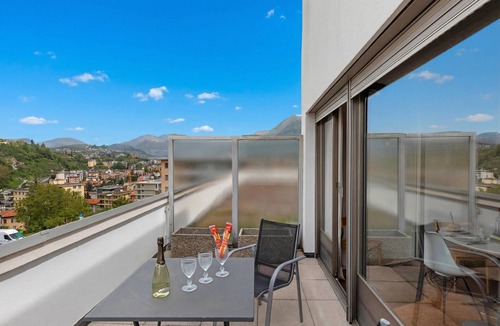Lugano Apartment | BoReal B.2 with Terrace and Parking for 6, Lugano, Switzerland