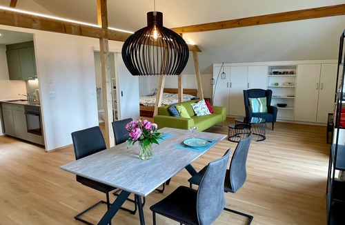 Vitznau Ski Chalet | Bright attic flat in Chalet Bärgblick