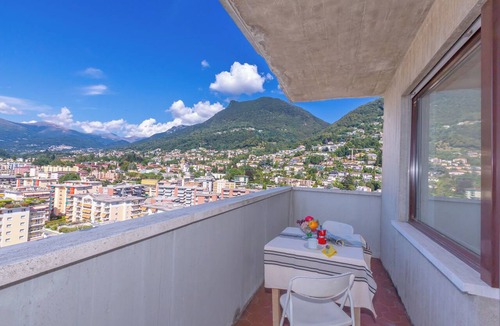 Lugano Apartment | Casa Taddei with Terrace View & Parking, Lugano, Switzerland