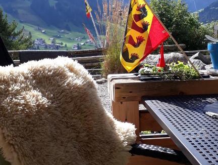 Adelboden Apartment | Chalet Gotthelf Gartenstudio, Ferien mit Hund