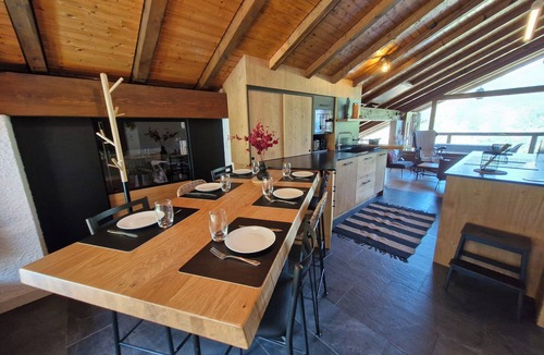 Riddes Apartment | Charming and cosy duplex at La Tzoumaz in the heart of the 4 valleys ski area!