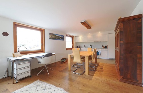 Casaccia Apartment | Chesa Solndanella – Stylish Vacation Rental with Valley and Mountain Views