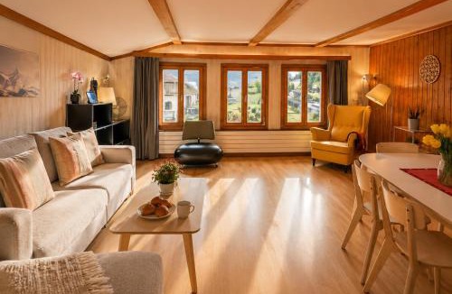 Matten bei Interlaken Apartment | CLOUD No3 Schweizer Chalet-Wohnung mit zentraler Klimaanlage