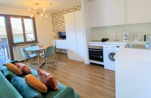 Molina di Ledro Apartment | Cosy apartment for 5 people with WIFI, pool, TV, balcony and pets allowed