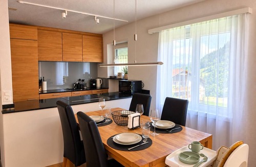Churwalden Apartment | Cozy Family Apartment Near Lenzerheide | Hiking & Biking - Parking