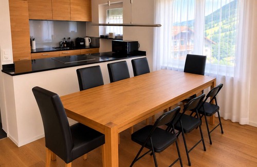 Churwalden Apartment | Cozy Family Apartment Near Lenzerheide | Hiking & Biking - Parking