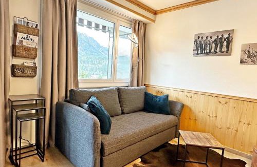 Champfer Apartment | E405 - 42m2 Alpenschick mit Balkon, Ausblick, Pool