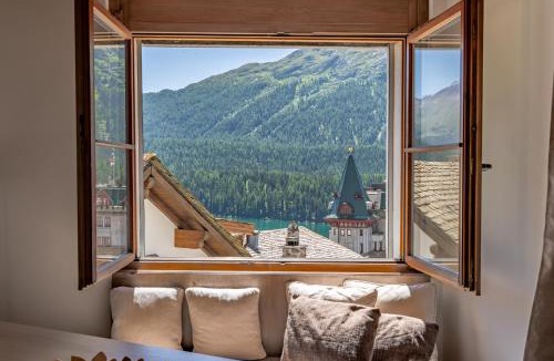 St. Moritz Apartment | Exklusives Apartment St Moritz - 3 Schlafzimmer - Seeblick