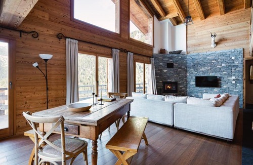 Riddes Ski Chalet | Fabulous Luxury Spa Chalet w. Jacuzzi Sauna