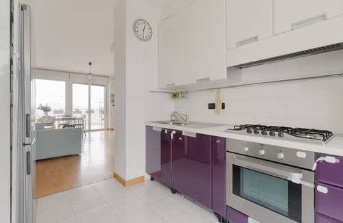 Milan Apartment | GuestHost - Cozy 93sqm apartment, ideal for groups of 4 people, located on the second floor of a building with an elevator(NOT suitable for disabled people).The accommodation is located in the Milano Santa Giulia district, a residential area away from th