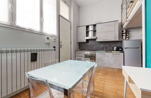 Gorla House | GuestHost - Modern 30 sqm studio apartment, ideal for 2 people, located on the ground floor of a building WITHOUT a lift (one step down to access it).The property is located in the Gorla district, full of all services and well connected thanks to local p