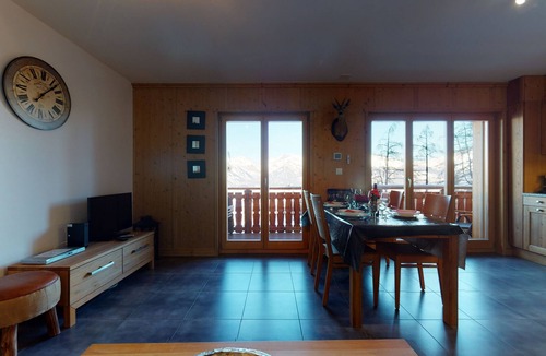 Veysonnaz Apartment | Hauts de Veysonnaz HV1 011 - SAUNA apartment 4 per
