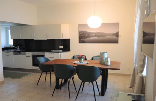 Brissago House | Holiday home directly on the car-free lake promenade with private parking.