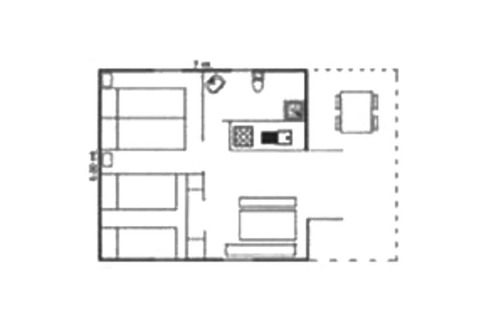 Portese House | Holiday park Internazionale Eden - Chalet Giglio (2828)