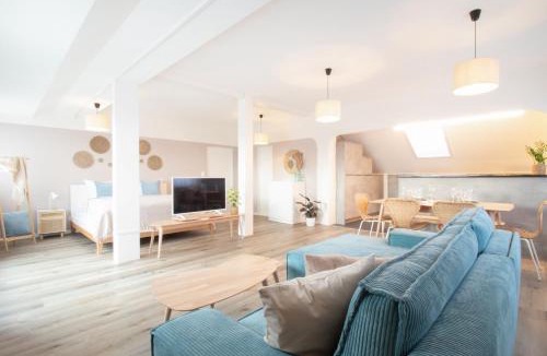 Neuhausen am Rheinfall Apartment | Löwe Apartment Blau Neuhausen am Rheinfall