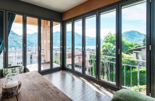 Massagno Apartment | Large apartment with lake view terrace (Miravalle Lakeview)