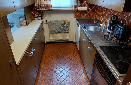 Taesch Apartment | Large apartment with panoramic view and free parking, 5 min from train station