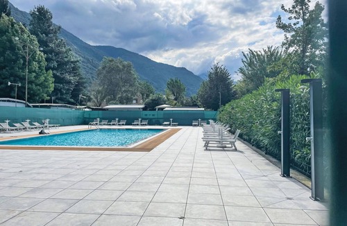 Dervio Apartment | Lovely apartment for 4 guests with WIFI, A/C, pool, TV, patio and panoramic view