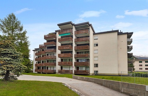 Davos-Dorf Apartment | Lovely apartment for 6 guests with pool, WIFI, TV and balcony