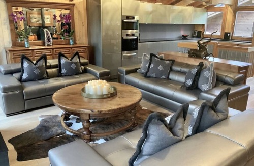 Saas-Fee Ski Chalet | Luxury Chalet Spa & Glacier Views