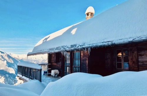 Bagnes Ski Chalet | Magic Ski-in&out Chalet Above Verbier