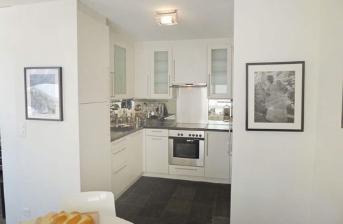 Samedan Apartment | Nice apartment for 4 guests with WIFI, TV, balcony and pets allowed