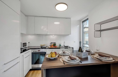 Lugano City-Centre Apartment | Novos Contrada 5 202 with Terrace for 4, Lugano, Switzerland