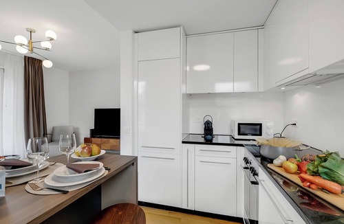 Lugano City-Centre Apartment | Novos Contrada 5 202 with Terrace for 4, Lugano, Switzerland