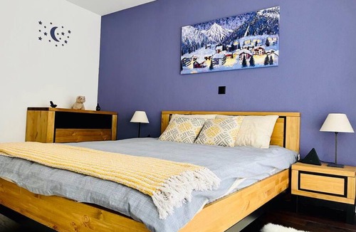 Saas-Fee Apartment | Perla Garden, stylish apartment